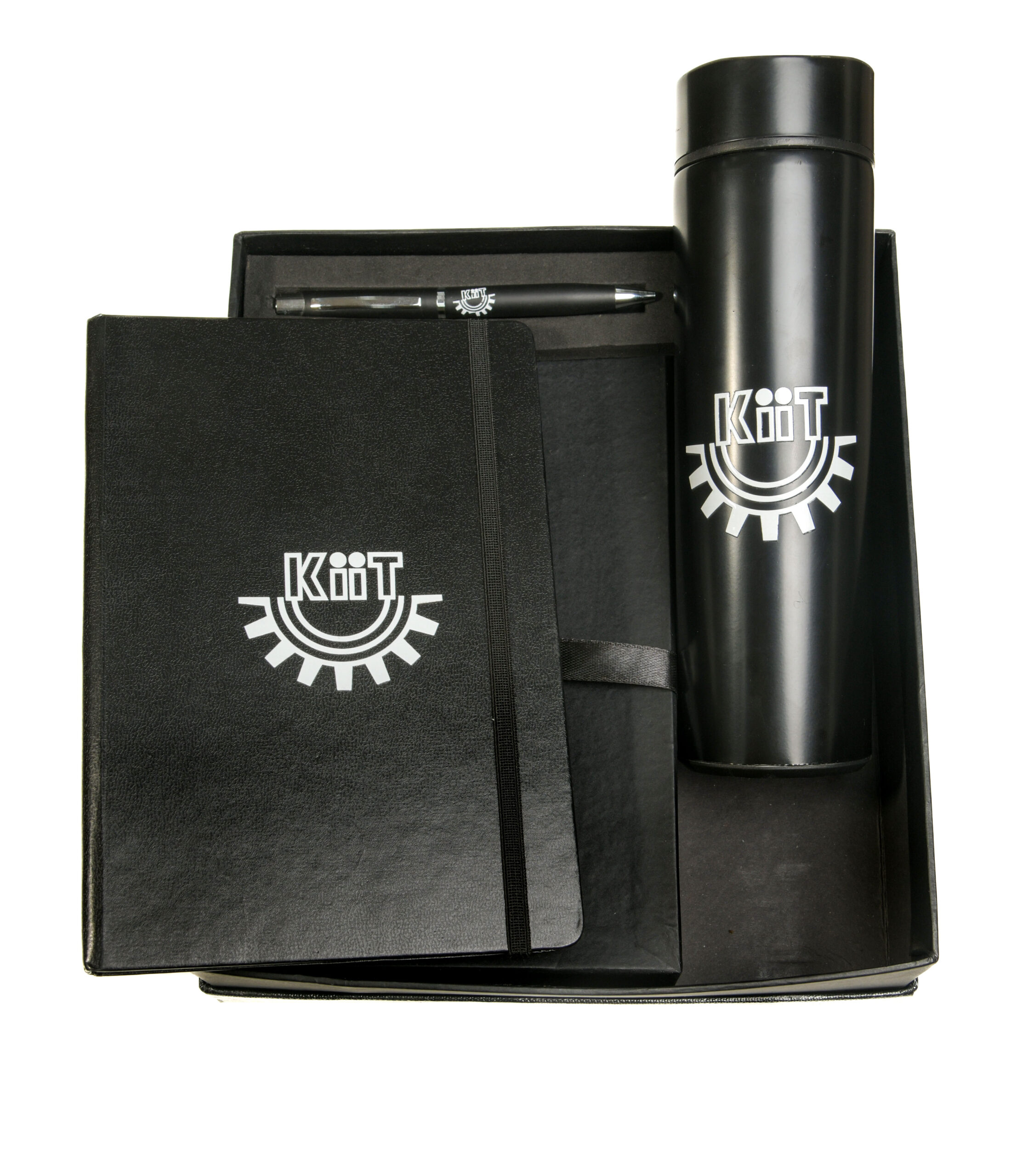 Diary, Pen & Bottle (Black) (3 In 1) - Image 3