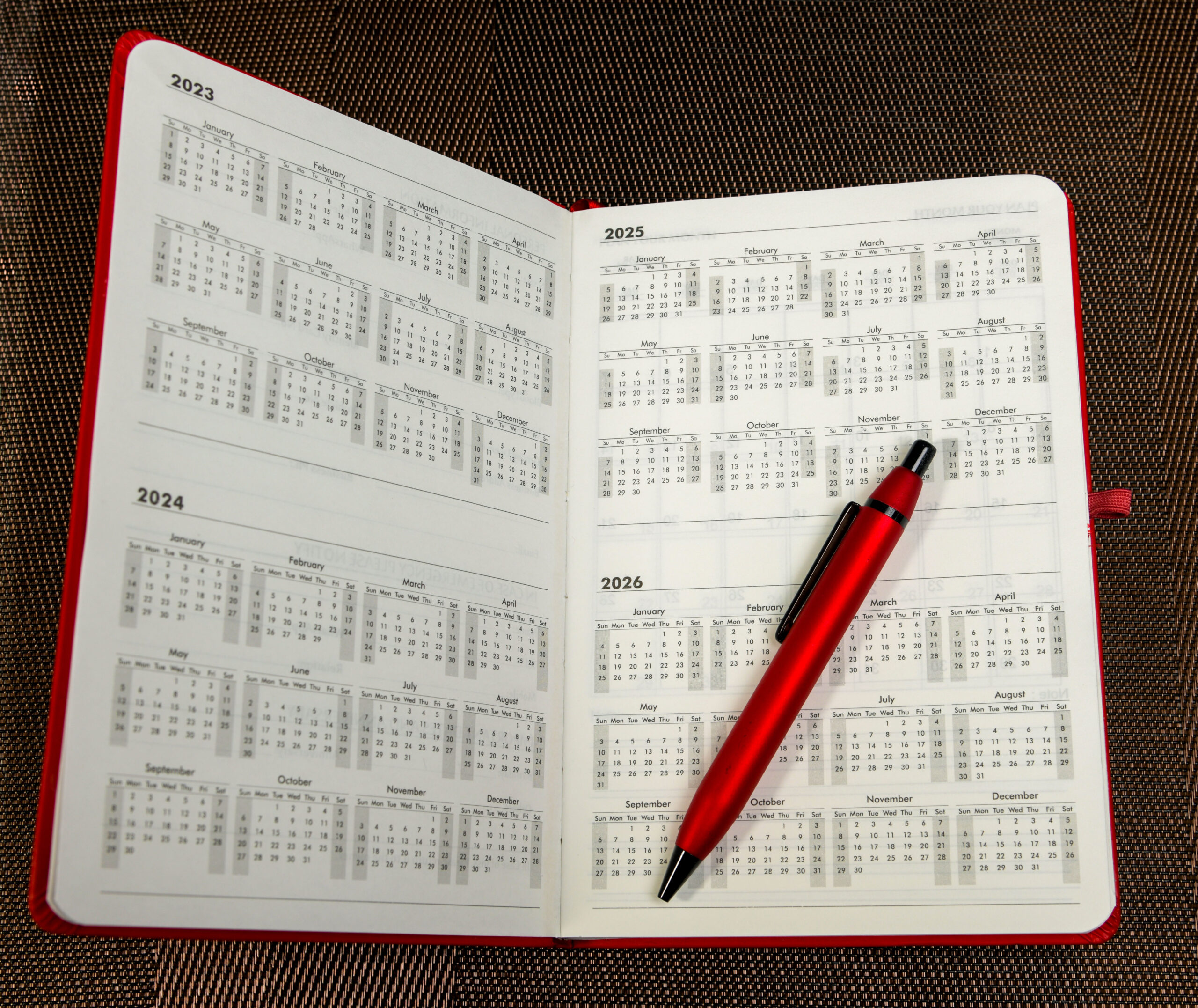 Elastic Diary With Pen - Image 8